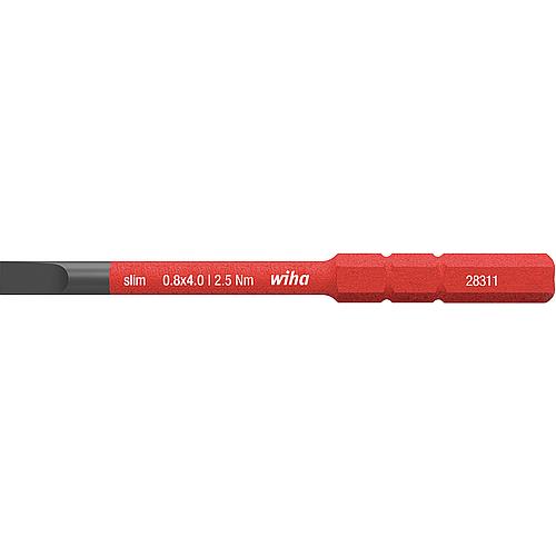 VDE fente slimBit wiha 283110 electric Vario, SL4,0 x 0,8 x 75 mm