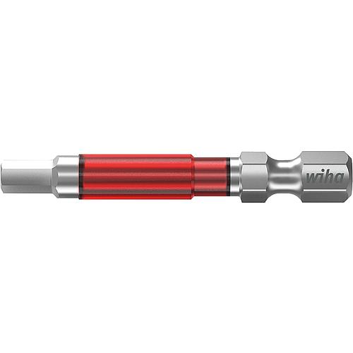 Embouts de visseuse à choc Pour six pans creux en T wiha 7043TY avec empreint T 1/4", longs, avec zone de torsion, SW 5,0 x 49 mm, Cond = 5 Pièces