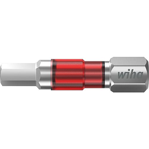 Embouts de visseuse à choc Six pans creux TY wiha 7013TY à emmanchement 1/4", courts, avec zone de torsion, SW 4,0 x 29 mm, Pièce = 5 pièces