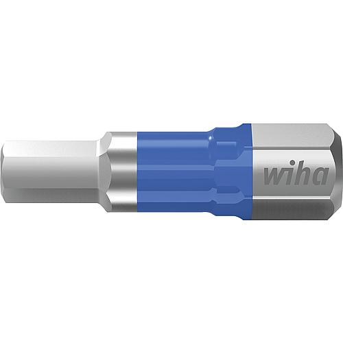 Embouts de visseuse à choc Pour six pans creux en T wiha 7013T avec empreint T 1/4", courts, avec zone de torsion, SW 4,0 x 25 mm, Cond = 5 Pièces