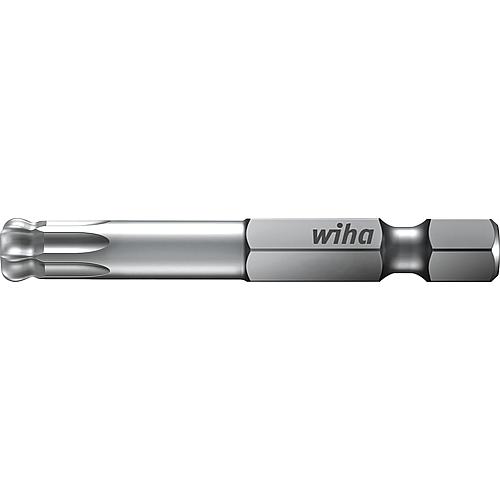 Embouts à tête sphérique Torx® wiha 7045BE Professional à emmanchement 1/4", longs, T25 x 50 mm