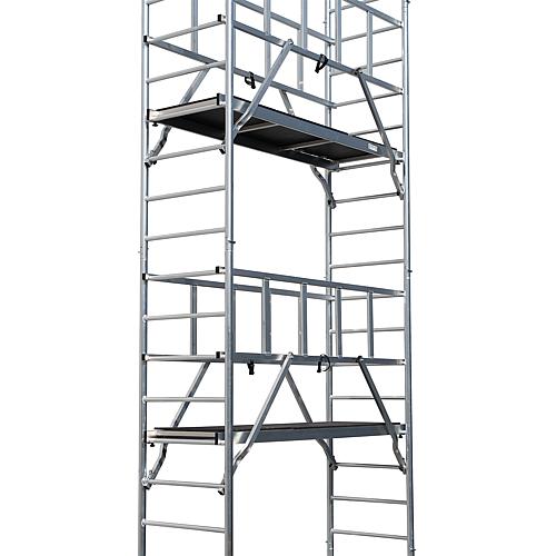 Échafaudage en alu pliant ProTec XS, hauteur de travail env. 3,70 m