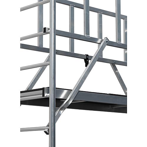 Échafaudage en alu pliant ProTec XS, hauteur de travail env. 3,70 m