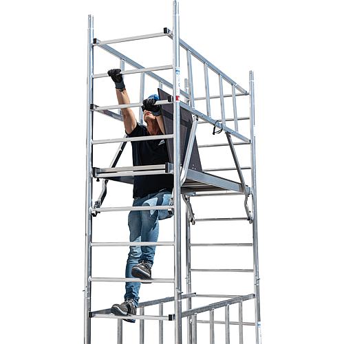 Échafaudage roulant ProTec, hauteur de travail env. 8,30 m Anwendung 3