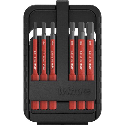 Jeu d'embouts slimBit à six pans creux, 6 pièces Standard 1