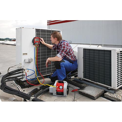 Pompe à vide réfrigérant Roairvac R32 CL Anwendung 2
