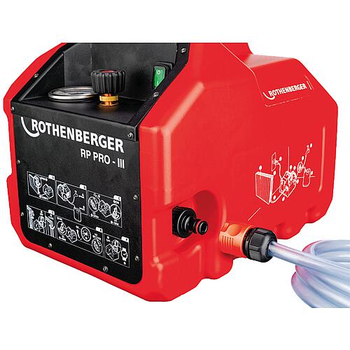 Pompe d'épreuve électrique RP Pro III Anwendung 1