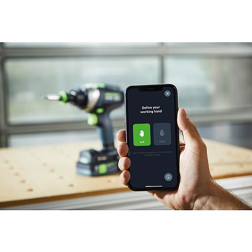 Perceuse-visseuse sans fil Festool 18 V TDC 18/4 5,0/4,0 I-Plus QUADRIVE avec 1x batterie 4 Ah et 1x batterie 5 Ah et chargeur ave
