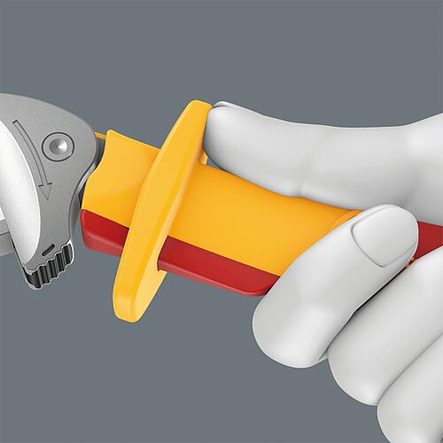 Clé mixte VDE 6004 Joker auto-ajustable, avec fonction cliquet Anwendung 2