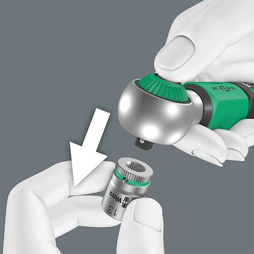 Clé dynamométrique Safe-Torque A1 entraînement carré 1/4", 2-12 Nm Anwendung 5