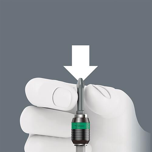Kit de porte-embouts à poignée transversale Kraftform Kompakt 400 RA Imperial, à fente, Phillips, Torx®, à carré creux, à six pans creux, impérial, 18 pièces Anwendung 7