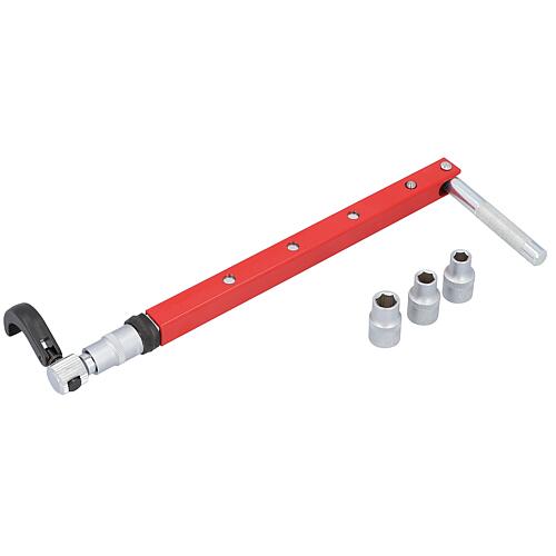 Jeu de clés à écrou de robinet télescopique Anwendung 2