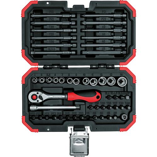 Jeu d'embouts 1/4", à fente, Phillips, Pozidriv, Torx®, à six pans creux, à six pans extérieurs, 51 pièces Standard 1