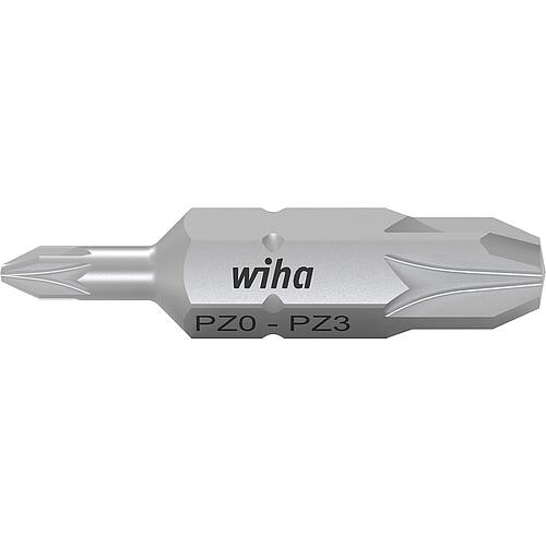 Embout double Pozidriv wiha 7412Z, PZ0 - PZ3, Cond. = 10 Pièces