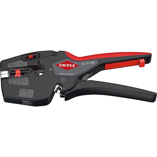 Multi-outil d'électricien KNIPEX NexStrip® pour fils de 0,03 à 10mm². Standard 1