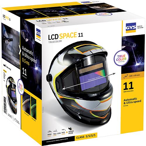 Casque de soudure LCD SPACE 11 TRUE COLOR