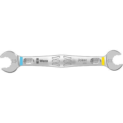 Clé à fourche double Wera 6005 Joker, métrique, SW 10,0 x 11,0