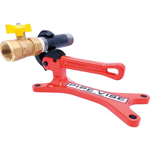 Etau mobile pour tubes "Pipe Vise Bigfoot Anwendung 1