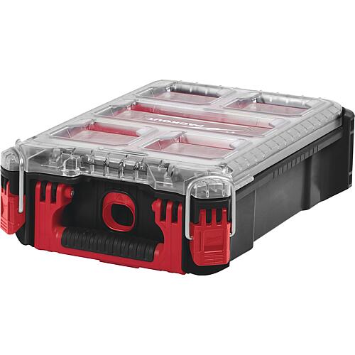 Mallette de transport Milwaukee PACKOUT Organiser Compact,
y compris boîtes de tri, 250 x 380 x 120 mm Standard 1