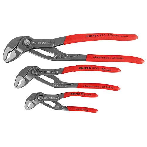 Set de pinces Cobra®, 3 pièces, avec pochette Standard 1