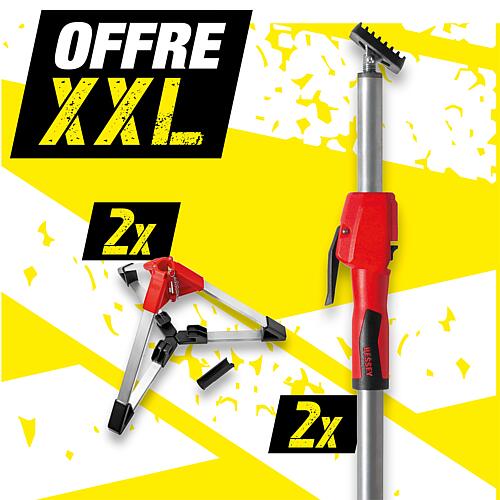Offre XXL support plafond et pied, 4 pièces Webshop nur TBS FR 1