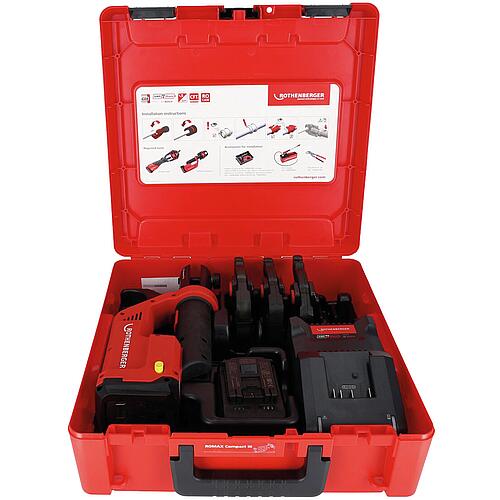 Sertisseuse AKKU Compact III, pour Mâchoires de sertissage Compact , 18 V système de batterie AMP et Bluetooth
 Standard 1