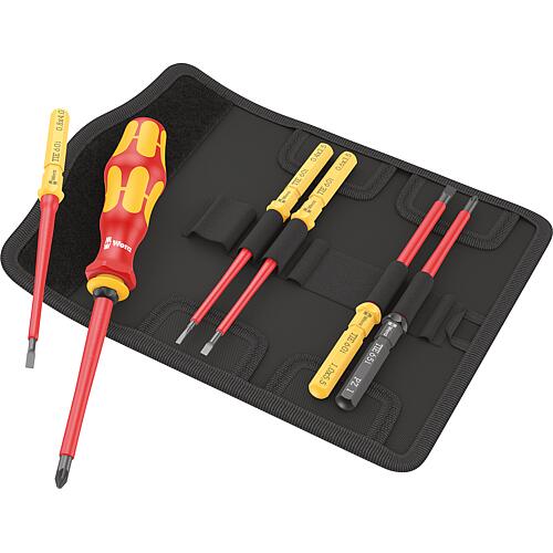 Kit de lames interchangeables VDE Wera Kraftform Kompakt VDE 7 Universal 2 Tool Finder, 7 pièces Standard 1