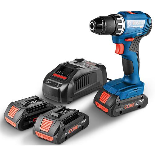 Perceuse-visseuse sans fil GSR 18V-45 18 V Bosch avec batterie ProCORE 3x 4,0 Ah et chargeur