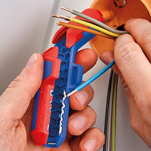 Outil de dénudage KNIPEX® ErgoStrip® pour PV et Solaire Anwendung 6