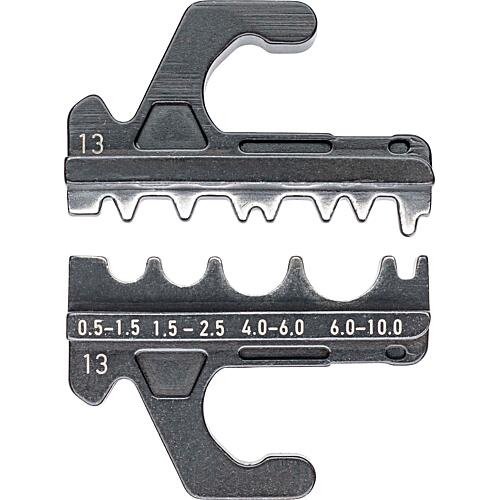 Jeu de matrices de sertissage KNIPEX® pour pince à sertir MultiCrimp®, connecteurs de câbles non isolés Standard 1