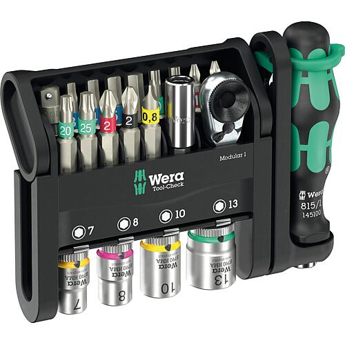 Jeu d'embouts Wera Tool-Check Modular 1, 21 pièces Standard 1