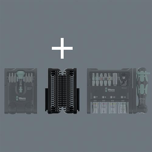 Charnière Wera 9550 pour Tool-Check Modular Anwendung 1