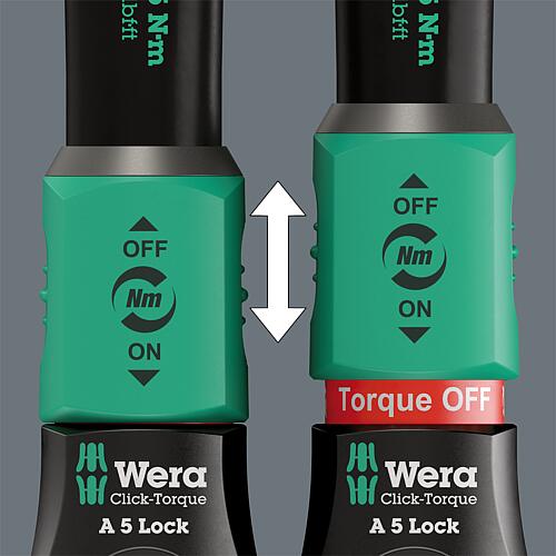 Clé dynamométrique Click-Torque Lock, serrage à droite Anwendung 1