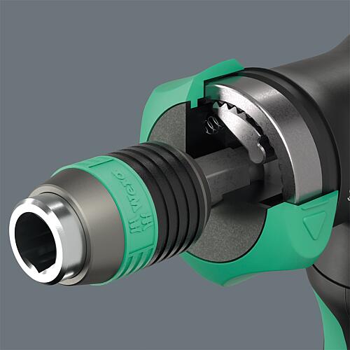 Porte-embouts à cliquet pour pistolet Wera Kraftform Kompakt Pistol RA-R 1, 7 pièces Anwendung 1