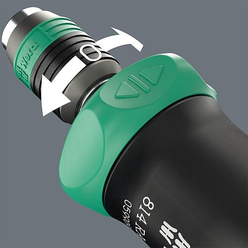 Porte-embouts à cliquet pour pistolet Wera Kraftform Kompakt Pistol RA-R 1, 7 pièces Anwendung 2