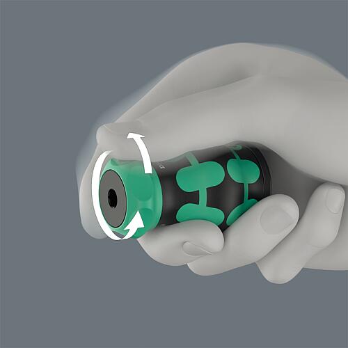 Porte-embouts à cliquet Wera Kraftform Kompakt Stubby Magazine RA 2, 6 pièces Anwendung 3