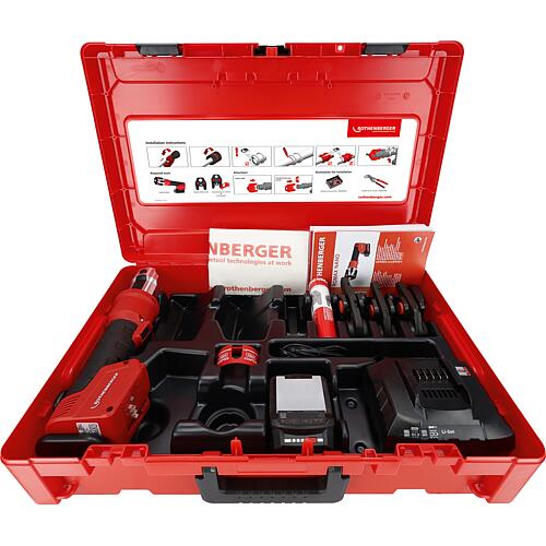 Machine à sertir hybride Romax Nano, Kit avec Mâchoires de sertissage iJaw SV 15 - 22 - 28, CAS Standard 1