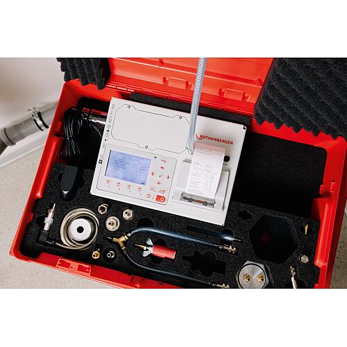 Manomètre et débitmètre de fuites numérique Rotest GW Professional Anwendung 2