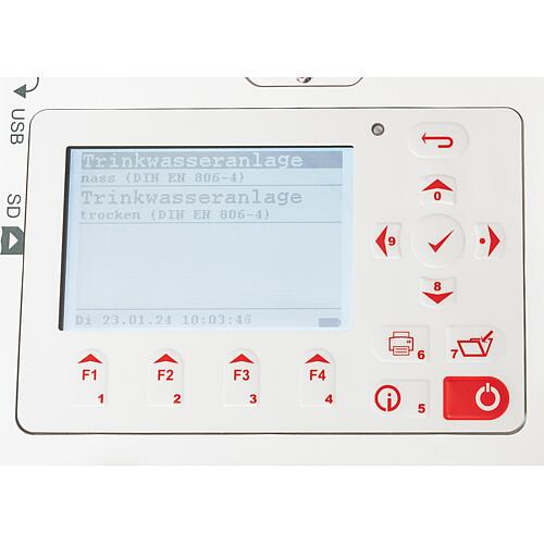 Manomètre et débitmètre de fuites numérique Rotest GW Professional Anwendung 4