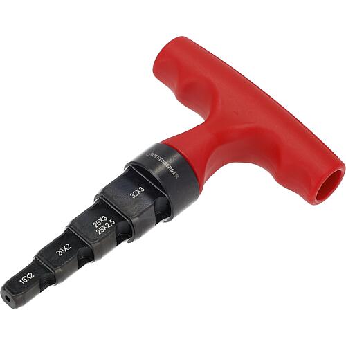 Outil de calibrage et d'ébavurage Rocaliber S, ø 16 - 32 mm Anwendung 2