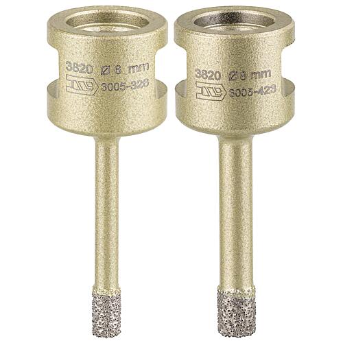 Kit de couronnes de perçage pour carrelage, 2 pièces Standard 1