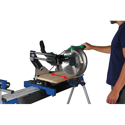 Scie à onglets et accessoires holzstar KGZ 305 E I, 2000 W Anwendung 1