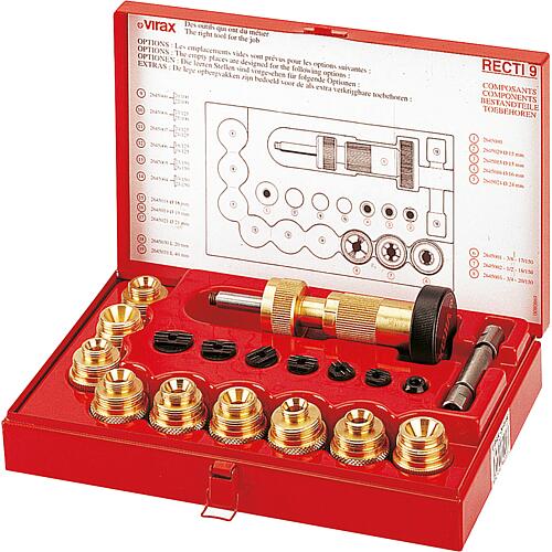 Kit de fraises pour sièges de soupapes Recti 9®. Standard 1