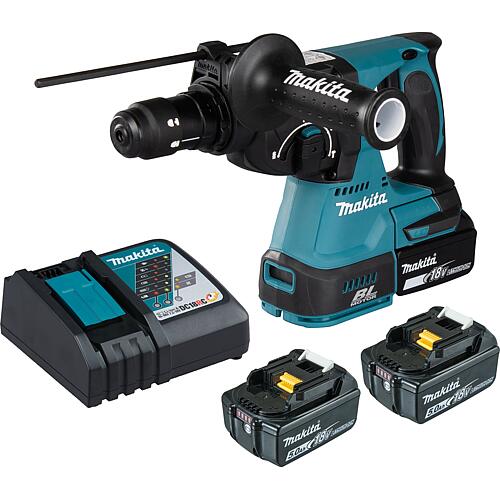Akku-Bohr- und Meißelhammer MAKITA DHR243RT3J, 18 V mit 3 x 5,0 Ah Akkus, Ladegerät und Transportkoffer Standard 1