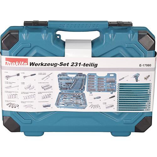 Jeux d'outils MAKITA E-17980, 231 pièces Anwendung 4