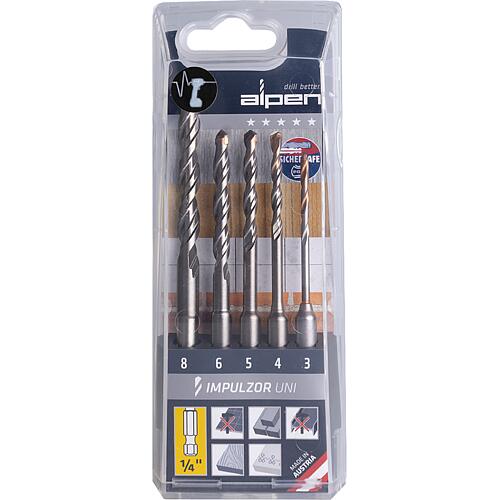Kit de forets multiusage Alpen IMPULZOR UNI ATM5, 5 pièces Standard 1