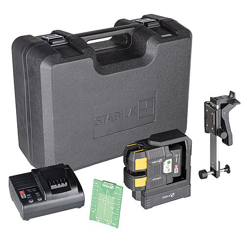 Laser pour brasage en croix Stabila LAX 500 G, 12 V avec 1 batterie 2,0 Ah et chargeur dans une mallette de transport Anwendung 1