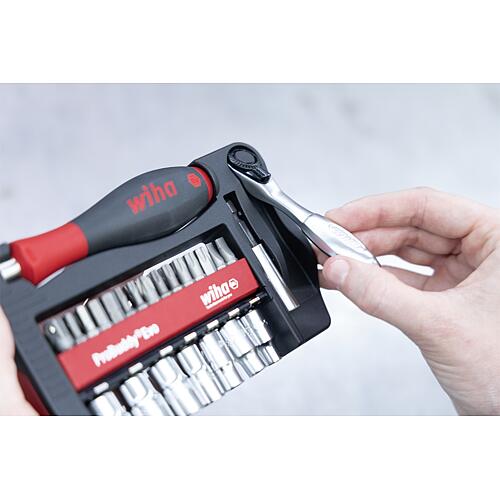 Jeu d'embouts et de clés à pipe Wiha ProBuddy Evo 1/4", 40 pièces Anwendung 7