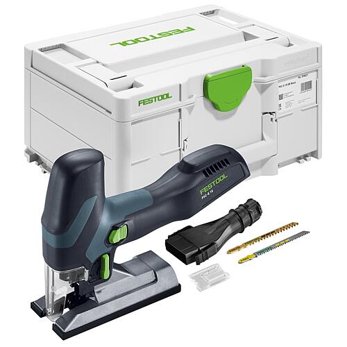 Scie sauteuse oscillante sans fil Festool PSC-E 18 EB-Basic CARVEX, sans batteries ni Chargeur Standard 1