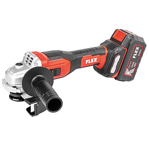 Akku-Winkelschleifer FLEX 18V L 125 18.0-EC LD mit 2 x 5,0 Ah Akkus und Ladegerät Anwendung 1